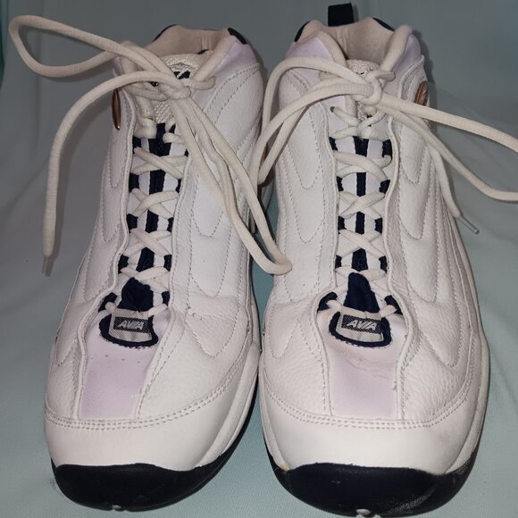 Vintage Avia 929 Men\'s High Top Sneakers Basketball White/Blue US 12 #0280105Y03 main image 5